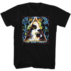 Def Leppard Hysteria Boxed Black Adult T-Shirt