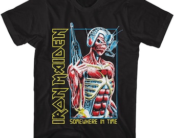 Iron Maiden Somewhere In Time Black T-Shirt