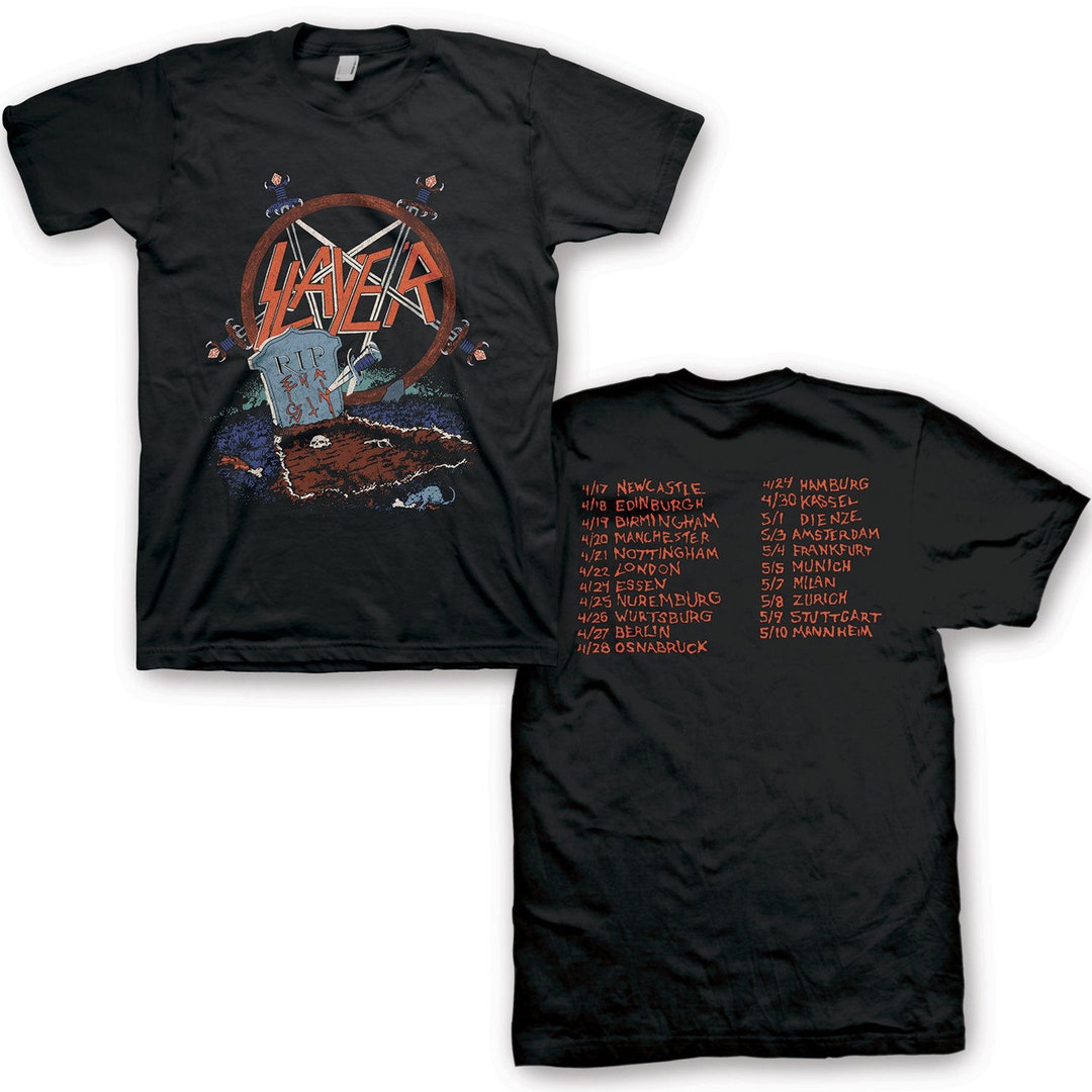 Slayer Open Grave Tour T-shirt - Etsy
