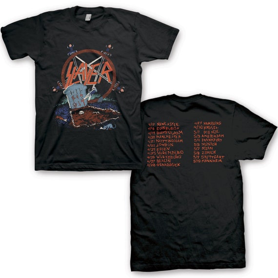 Slayer Open Grave Tour T-shirt - Etsy