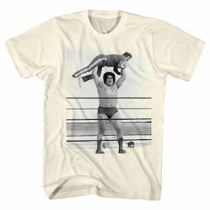 Andre The Giant Lightweight Natural Adult T-Shirt