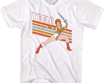 Masters of the Universe Teela White Adult T-Shirt