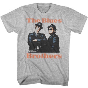 The Blues Brothers Blues Bros Gray Heather T-Shirt
