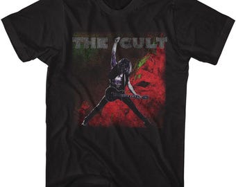 The Cult Album Cover Sonic Temple Black T-Shirt