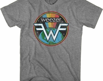 Weezer Space Weez Graphite Heather Adult T-Shirt