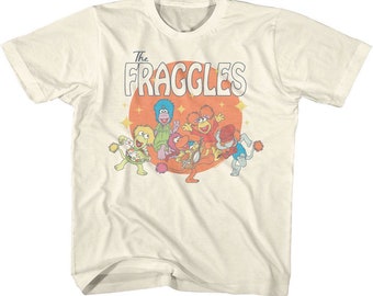 T-shirt naturel pour jeune Fraggle Rock Circle