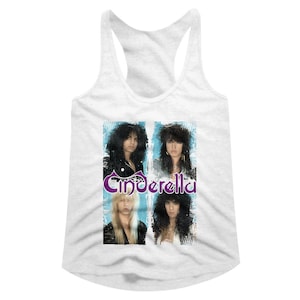 Canotta Racerback da donna Cinderella Boxed In White Junior