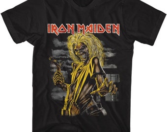 Graphic Black Iron Maiden Extra Large Tee - Etsy