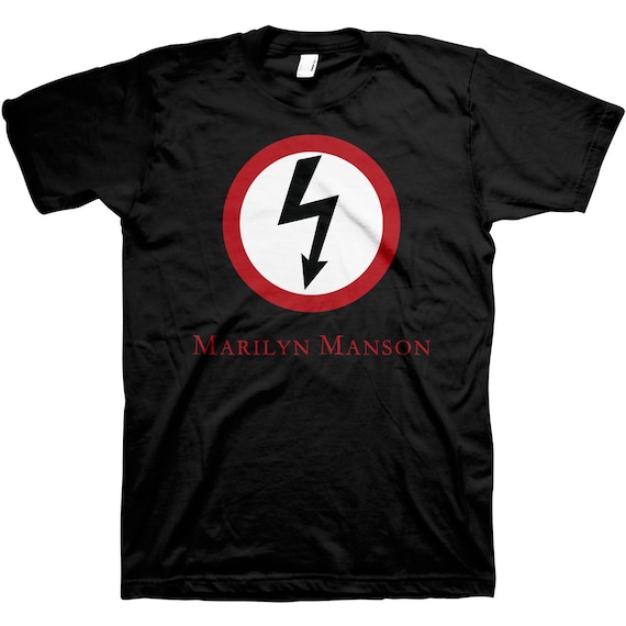 Marilyn Manson Lightning T-shirt - Etsy