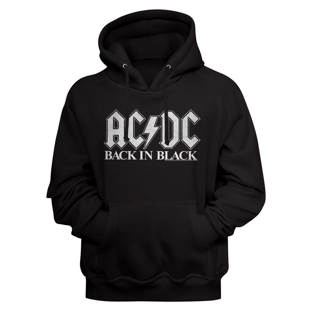 【HI FI FNK】ACDC USA Hoodie ACDC American Flag Men's Black Zippered Hoodie-S at Amazon