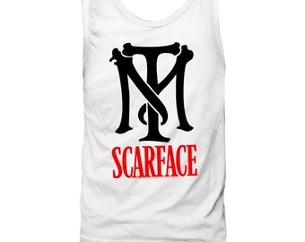 Scarface Tm Logo White Tank Top