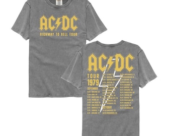 Retro ACDC World Tour 88 T-shirt Size.l - Etsy