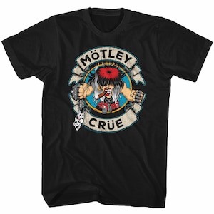 Motley Crue Motley Crue Black Adult T-Shirt