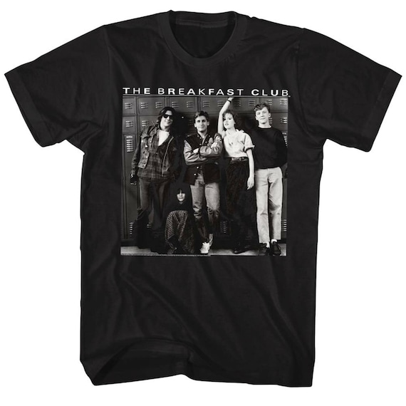Breakfast Club Locker Group Shot Black Adult T-shirt - Etsy