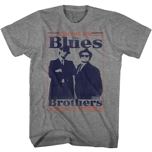 The Blues Brothers World Class Graphite Heather T-Shirt