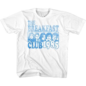 Breakfast Club Blue Ink Box White Toddler T-Shirt