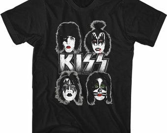 Vintage Kiss World Tour 77 Rock Band Tshirt - Etsy Vintage Kiss World Tour 77 Rock Band Tshirt - Etsy