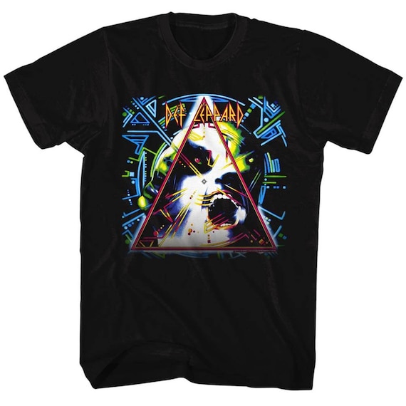 Def Leppard Hysteria Logo Black Adult T-shirt - Etsy