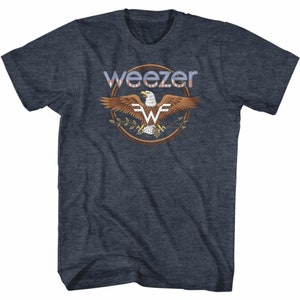 Weezer Eagle Navy Heather Adult T-Shirt