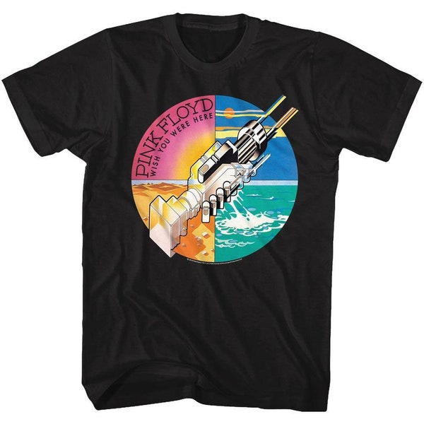 Pink Floyd Wish You Were Here Hands Black Adult T-Shirt