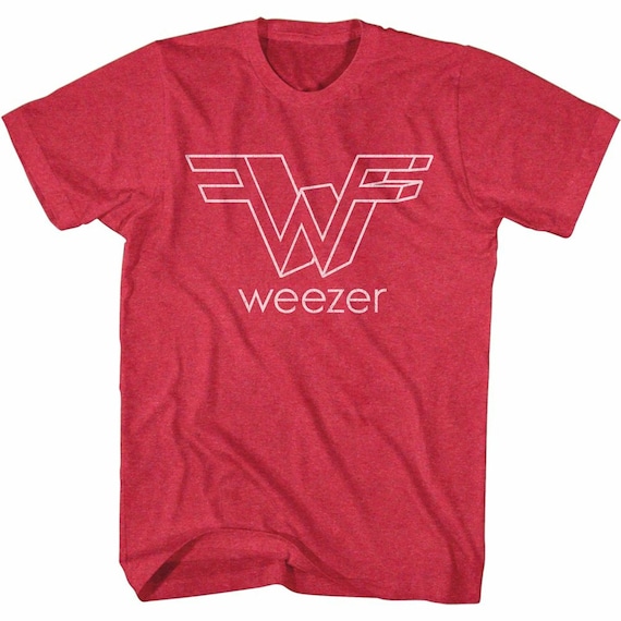 Weezer Whata Weezer Cherry Heather Adult T-shirt - Etsy