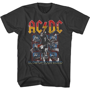 AC/DC Blow Up Your Video Screens Smoke Adult T-Shirt