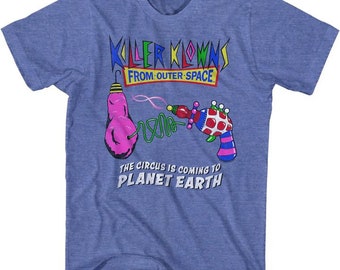 Killer Klowns Circus Is Coming Royal Heather T-Shirt