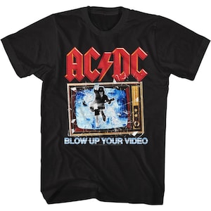 AC/DC Blow Up Your Video Black Adult T-Shirt