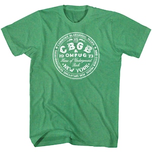 CBGB CBGB Circle Kelly Heather Adult T-Shirt