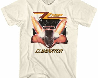 Camiseta ZZ Top Eliminator Natural para Adultos