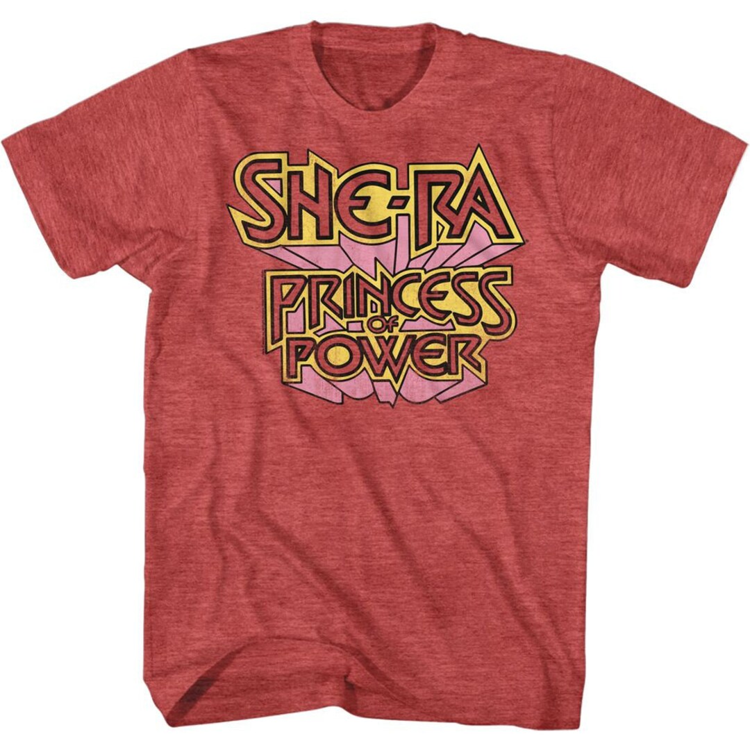 Masters of the Universe Shera Logo Red Heather Adult T-shirt - Etsy