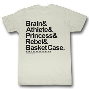 Breakfast Club New Names Natural Adult T-Shirt