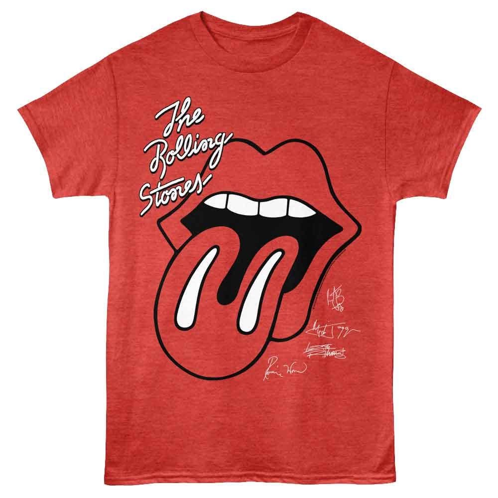 Rolling Stones Classic Stones Red Heather T-shirt - Etsy
