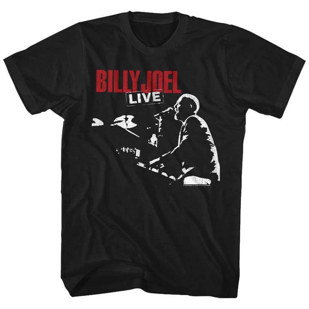 ビリージョエル Tシャツ ビリー・ジョエル '81 ツアー ブラック 大人用 T シャツ - Etsy 日本