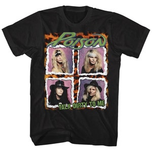Poison Squares Black Adult T-Shirt