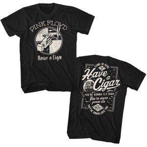 Pink Floyd Have A Cigar Black Adult T-Shirt