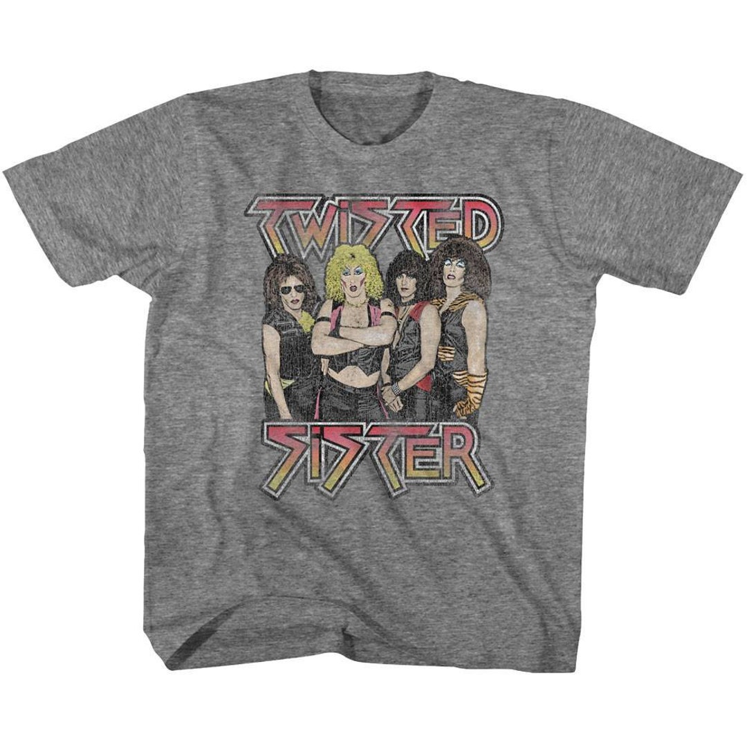 Twisted Sister Twisted Sister Graphite Heather Youth T-shirt