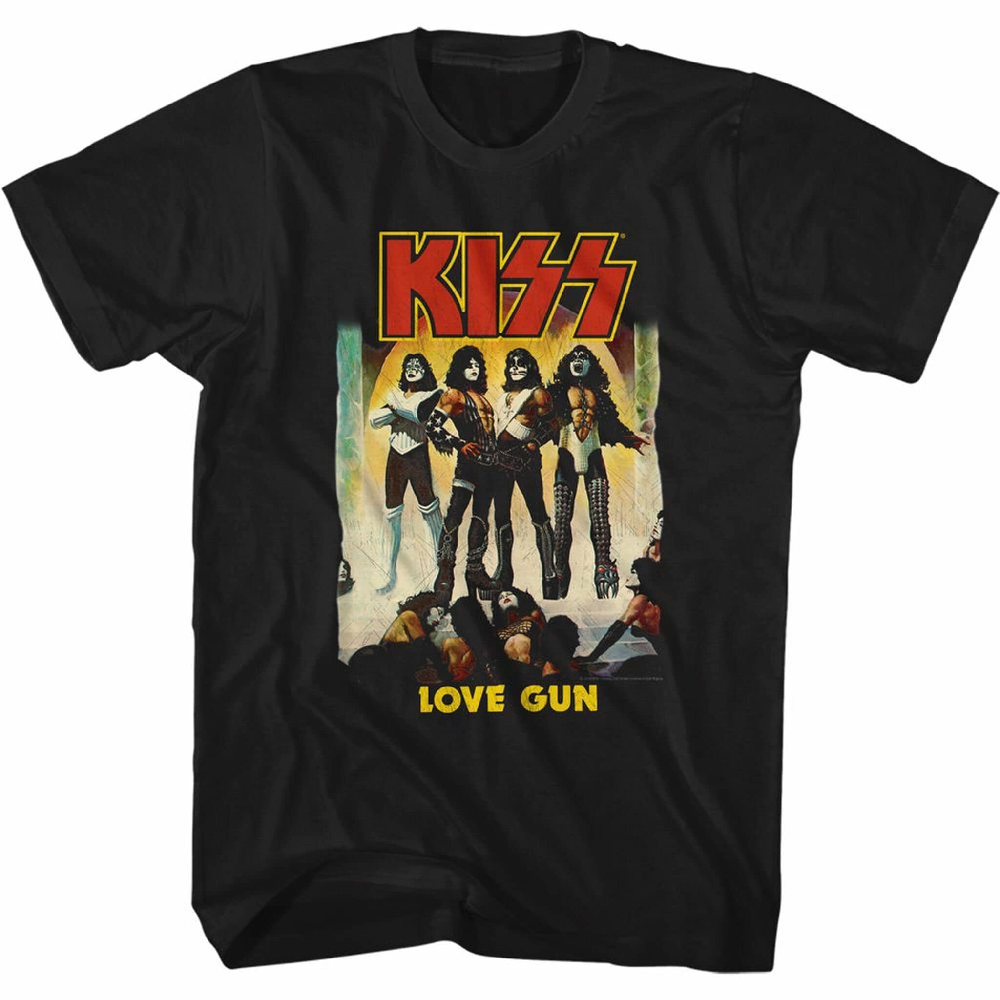 Kiss Love Gun Black Adult Classic T-shirt - Etsy