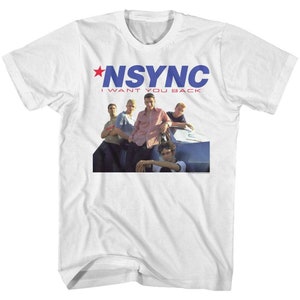 NSYNC Je veux ton retour T-shirt adulte blanc