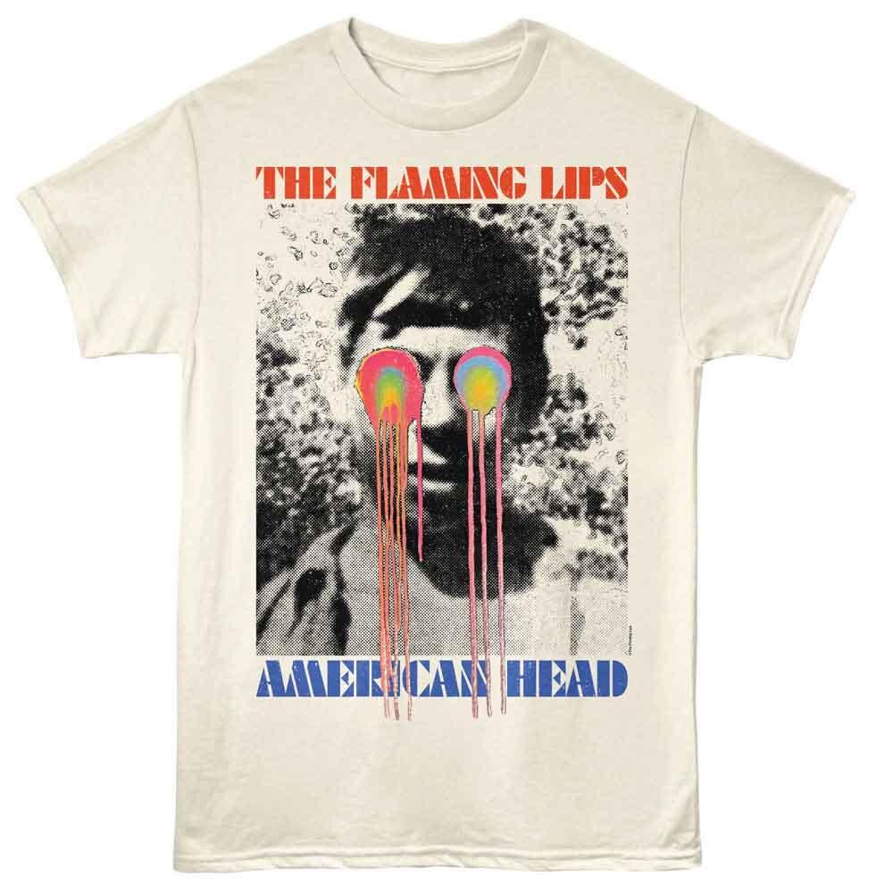 The Flaming Lips American Head Natural T-shirt - Etsy