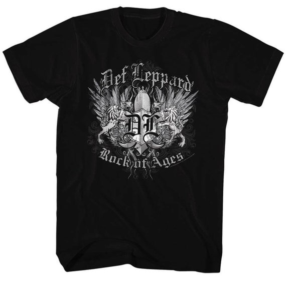 Def Leppard Rock of Ages Black Adult T-shirt - Etsy