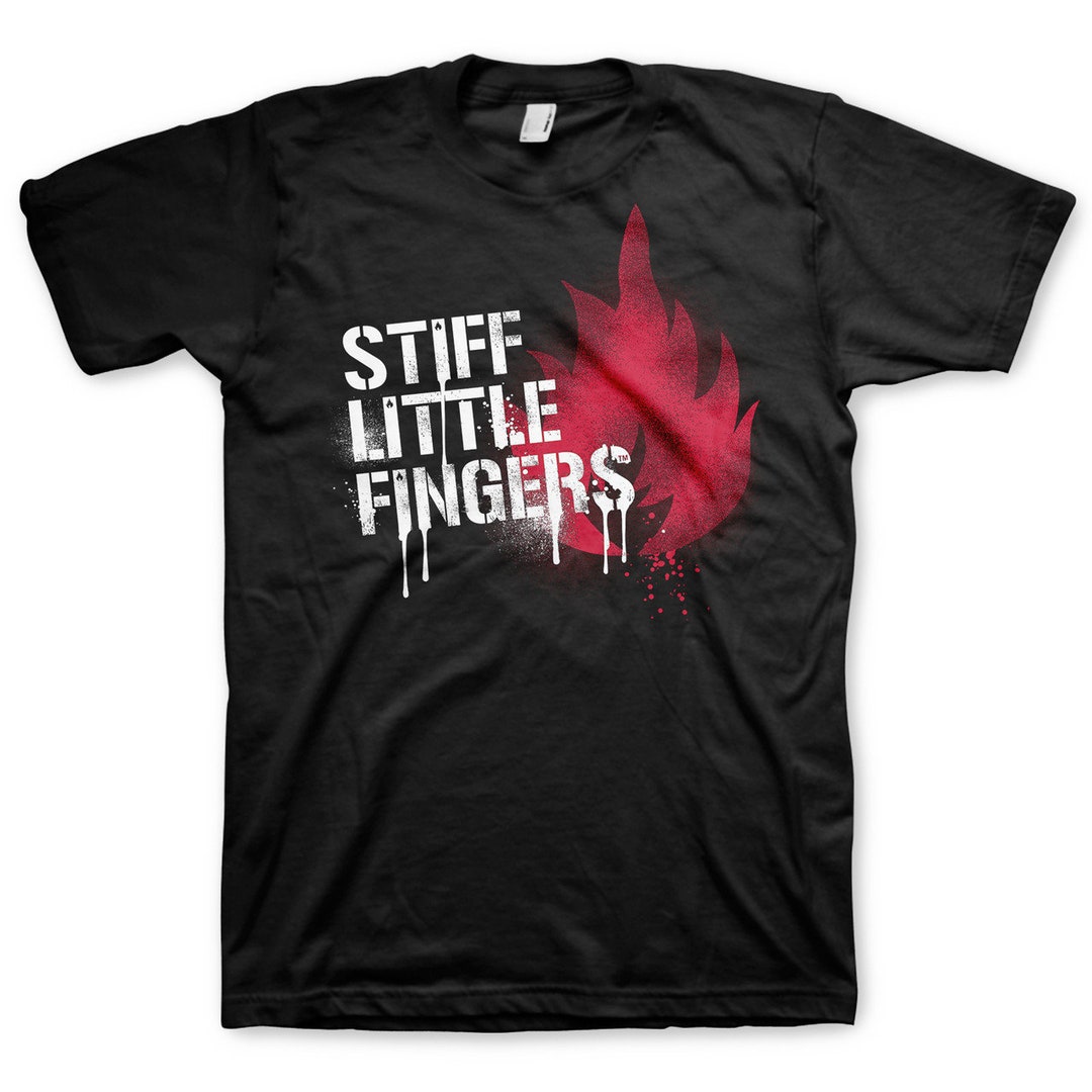 1989 Stiff Little Fingers Concert Tour T-shirt Black L