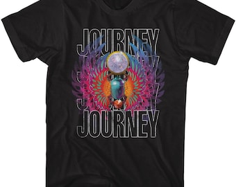 Journey Don't Stop Believing 1981 Logo Black Shirts - Etsy