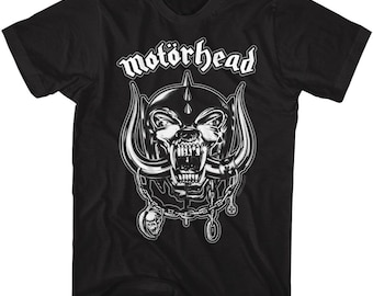 Motorhead Snaggletooth And Logo Black T-Shirt