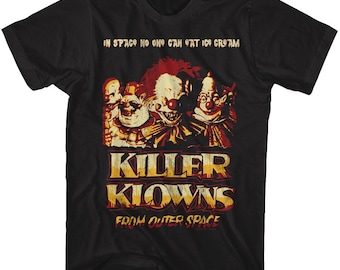 Killer Klowns From Outer Space Killer Klowns Black Adult T-Shirt