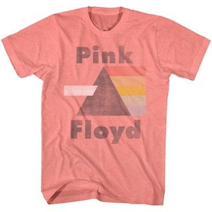 Pink Floyd Pink Floyd Coral Silk Heather Adult T-Shirt