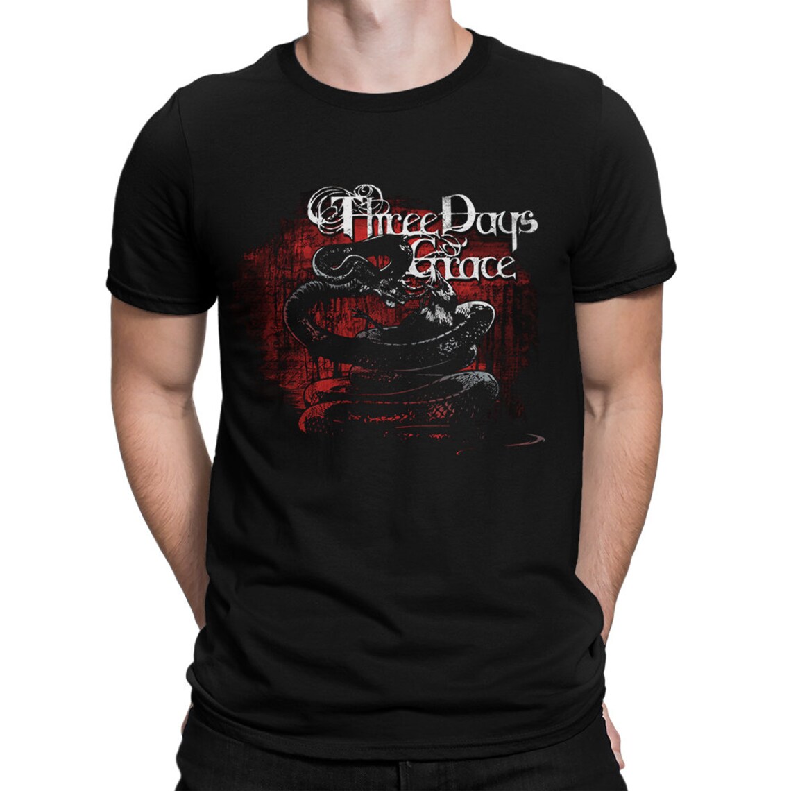Three Days Grace Black TShirt Men's and Women's Etsy