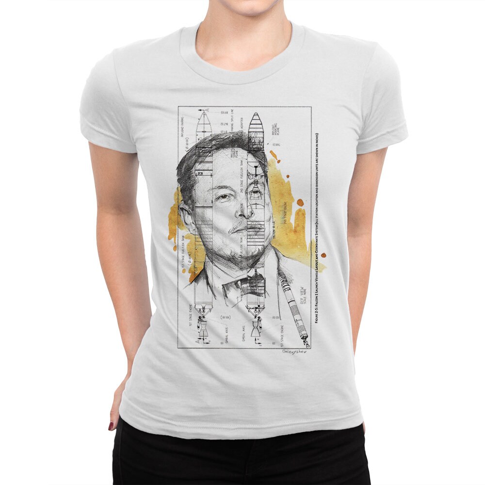 Elon Musk Graphic T-Shirt Men's and Women's Cotton | Etsy