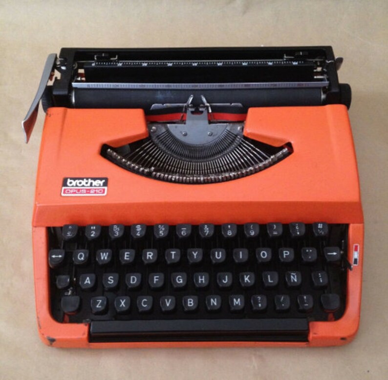BROTHER 210 Typewriter NAGOYA Japan Vintage Collectible Etsy