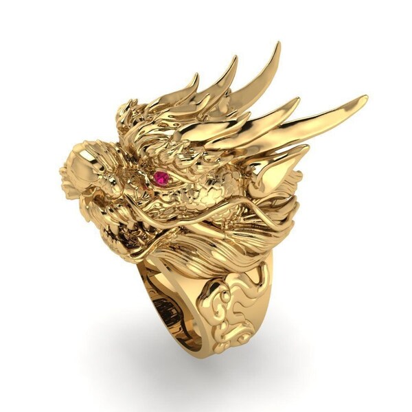 Dragon Ring - Etsy